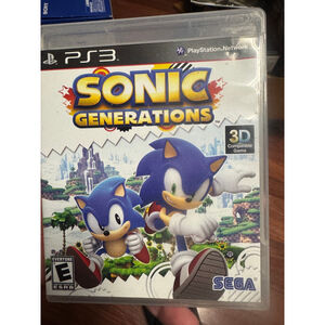 Sonic Generations (Sony PlayStation 3, 2011) PS3 Complete CIB